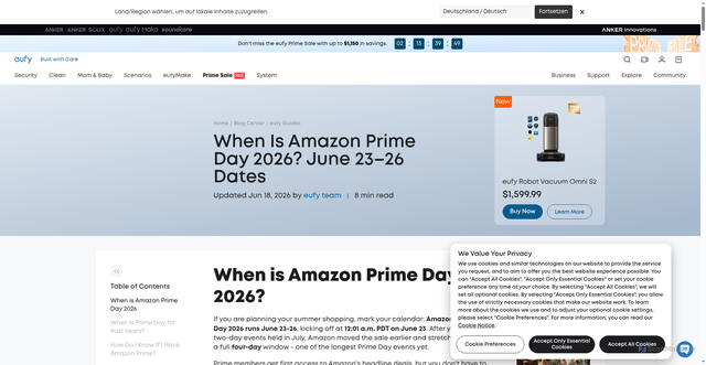 Security scan screenshot of https://www.eufy.com/blogs/eufy-guides/when-is-prime-day