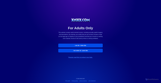Security scan screenshot of https://Www.xnxx.com