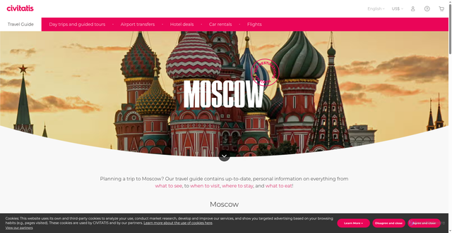 Security scan screenshot of https://www.introducingmoscow.com/