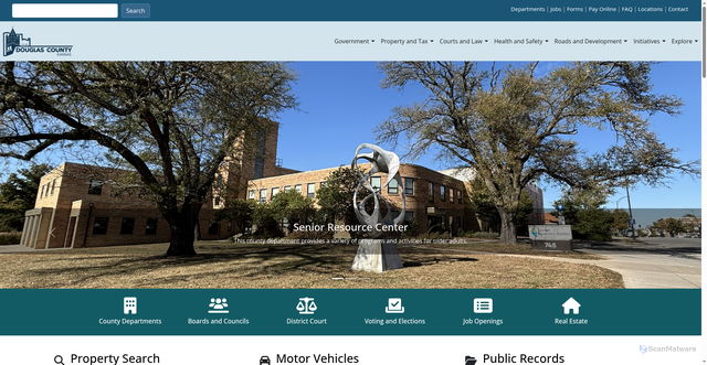 Security scan screenshot of https://www.dgcoks.gov/