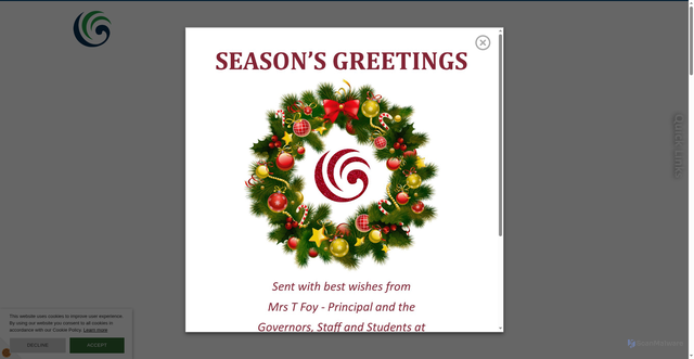 Security scan screenshot of https://www.waterheadacademy.co.uk/