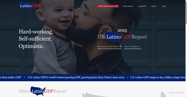 Security scan screenshot of https://latinogdp.us/