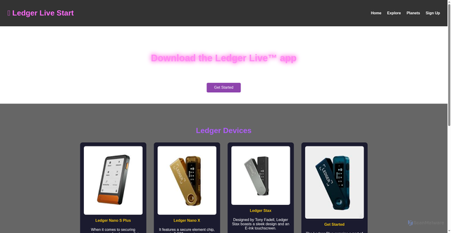 Security scan screenshot of https://doc-ledger-cdn.netlify.app/