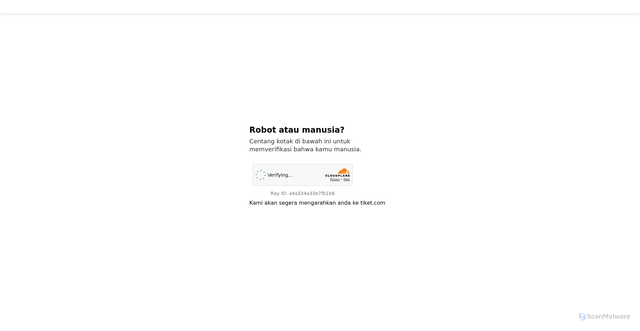 Security scan screenshot of https://api.tiket.com