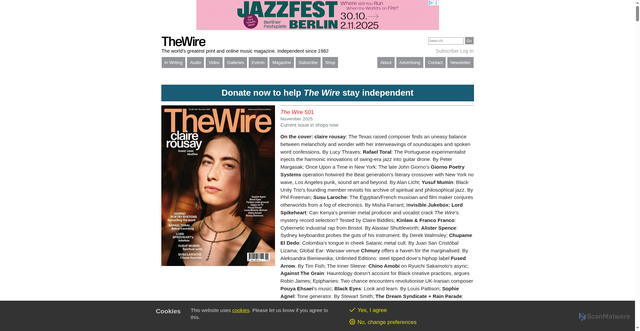 Security scan screenshot of https://www.thewire.co.uk/