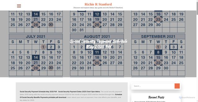 Security scan screenshot of https://richierstanfordm.pages.dev/ypsrh-social-security-payment-schedule-may-2025-pdf-fggtr/