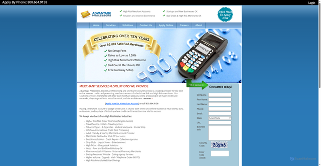 Security scan screenshot of https://nettrash.com