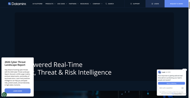 Security scan screenshot of https://threatconnect.com