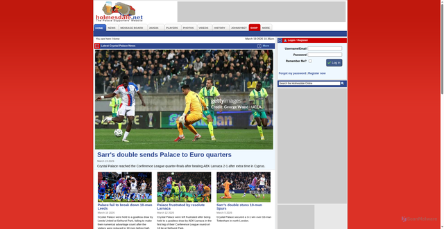 Security scan screenshot of https://holmesdale.net