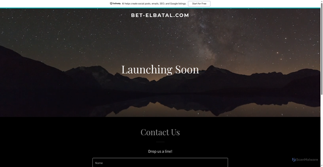 Security scan screenshot of http://bet-elbatal.com/