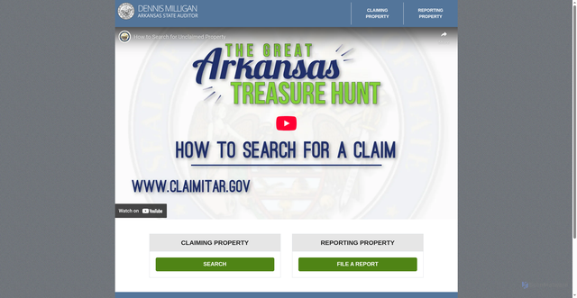 Security scan screenshot of https://www.claimitar.gov/
