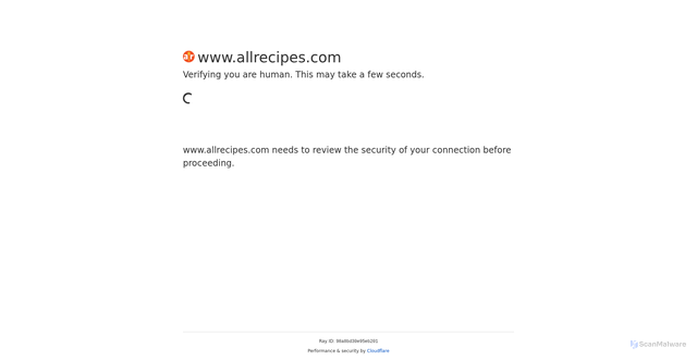 Security scan screenshot of https://www.allrecipes.com/arbys-steak-nuggets-nationwide-launch-11822688