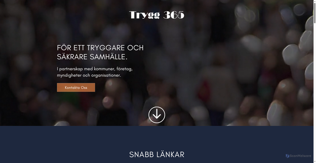Security scan screenshot of https://trygg365.se