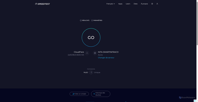 Security scan screenshot of https://mimsin.pages.dev/fr