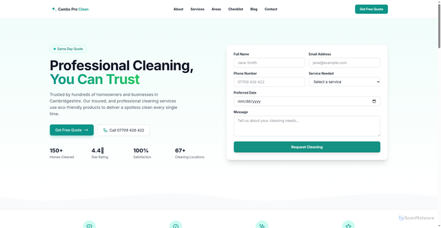 Security scan screenshot of http://my-website-personal.pages.dev/