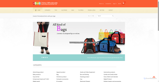 Security scan screenshot of https://www.promotionalpromo.com