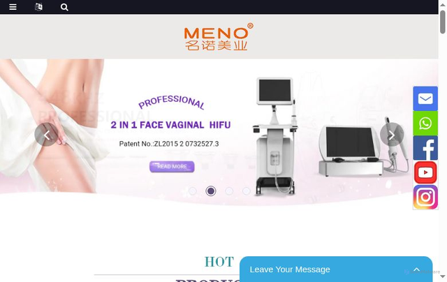 Security scan screenshot of https://szmenobeauty.com