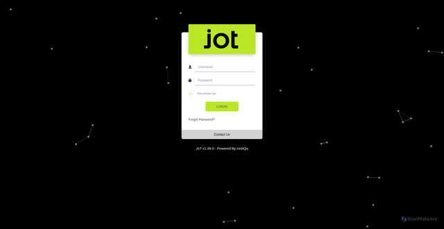 Security scan screenshot of jot.motiqa.com