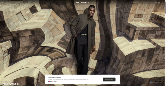 Security scan screenshot of https://suitsupply.com/en-us