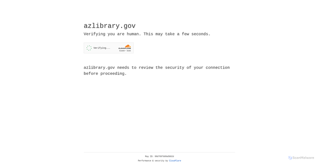Security scan screenshot of https://azlibrary.gov/