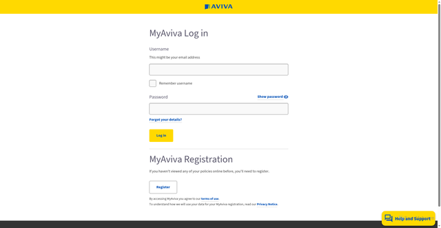Security scan screenshot of https://www.direct.aviva.co.uk