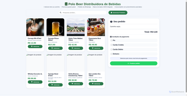 Security scan screenshot of https://polobeercatalog-g5b4no3rtd.edgeone.app/