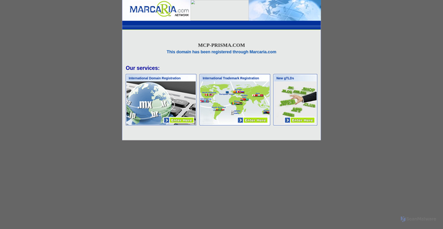 Security scan screenshot of http://mcp-prisma.com/