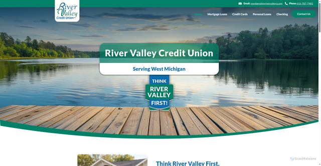 Security scan screenshot of https://rivervalleyfirst.org/