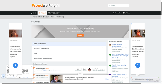 Security scan screenshot of https://woodworking.nl