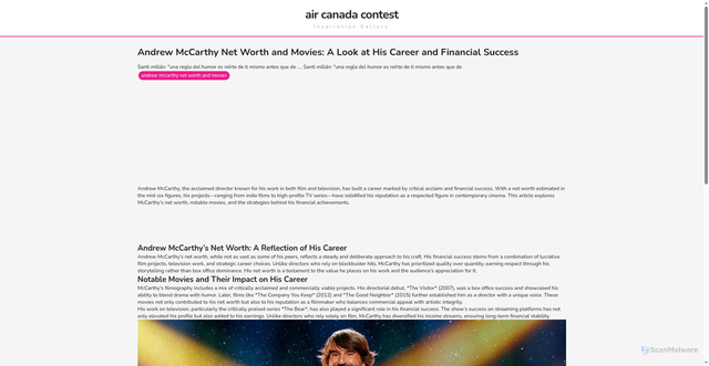 Security scan screenshot of https://univebblog-dpol4t0ckg5e.edgeone.app/andrew-mccarthy-net-worth-and-movies.html