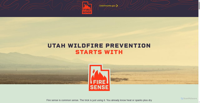 Security scan screenshot of https://utahfiresense.org/