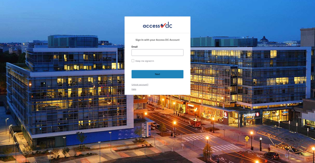 Security scan screenshot of https://accessdc.dcra.dc.gov