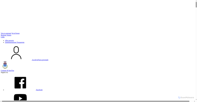 Security scan screenshot of https://www.comune.san-fior.tv.it/