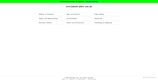 Security scan screenshot of router.parklogic.com