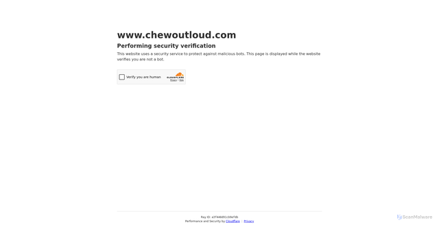 Security scan screenshot of https://www.chewoutloud.com/dq-style-oreo-blizzard-recipe/