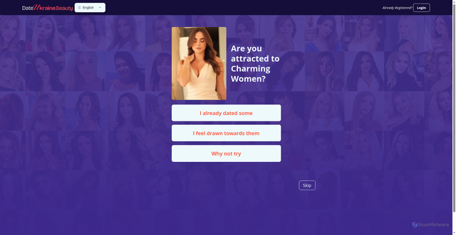 Security scan screenshot of https://lovelydatez.com/offers/1