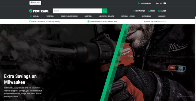 Security scan screenshot of https://protrade.co.uk