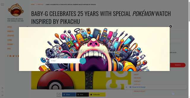 Security scan screenshot of https://mikeshouts.com/baby-g-x-pokemon-bgd560pkc-1-watch/