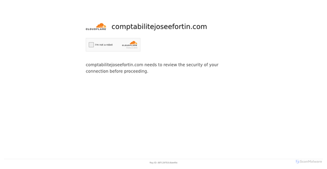 Security scan screenshot of https://comptabilitejoseefortin.com