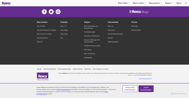 Security scan screenshot of https://channelstore.roku.com/details/41a62c4c686f3147b6b6a43b34d37b88:13cffcbbfe282d860393502428b970e3/bravo