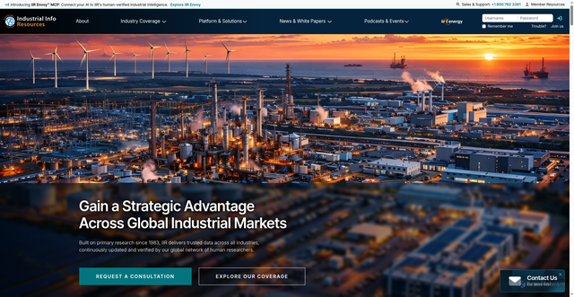 Security scan screenshot of https://www.industrialinfo.com