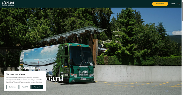 Security scan screenshot of https://www.capbridge.com/shuttle-schedule/