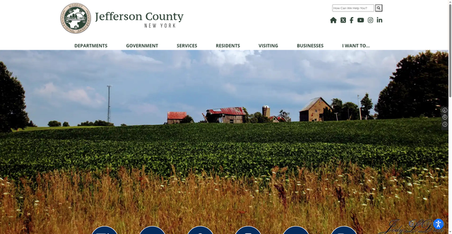 Security scan screenshot of https://www.jeffersoncountyny.gov/