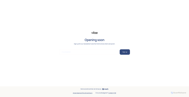 Security scan screenshot of https://vilae.se