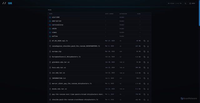 Security scan screenshot of https://91.202.233.104/