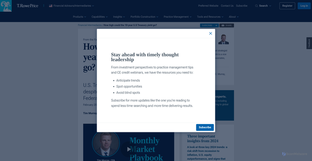 Security scan screenshot of https://www.troweprice.com/financial-intermediary/us/en/insights/articles/2025/q1/how-high-could-the-10-year-us-treasury-yield-go.html
