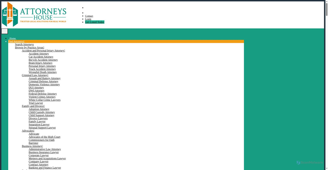 Security scan screenshot of https://www.attorneyshouse.com/idaho/boise/personal-injury-lawyer