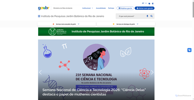 Security scan screenshot of https://www.jbrj.gov.br