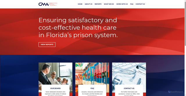 Security scan screenshot of https://flcma.gov/