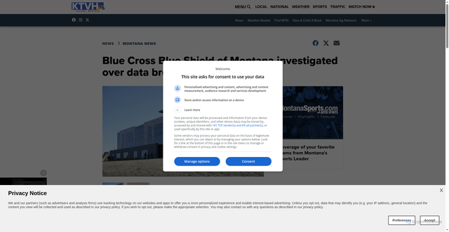 Security scan screenshot of https://www.ktvh.com/news/montana-news/blue-cross-blue-shield-of-montana-investigated-over-data-breach